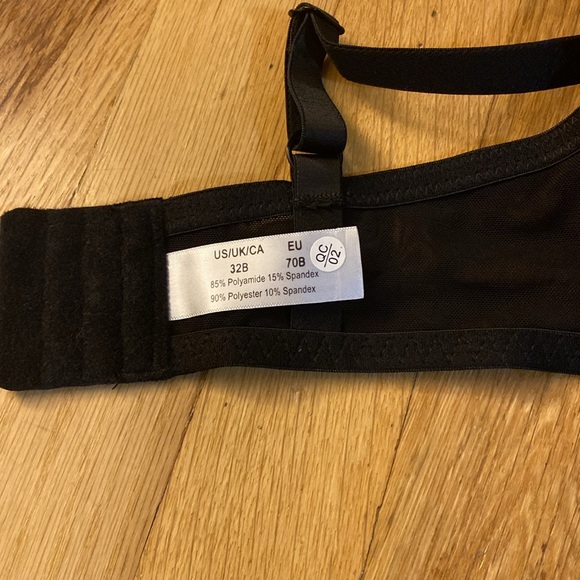 NWOT Black Lace Padded Push-up Bra - Picture 6 of 6